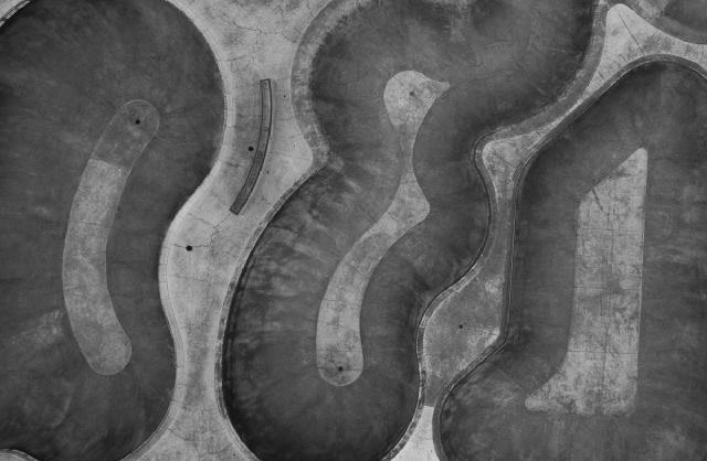 Venice Beach Skatepark from above